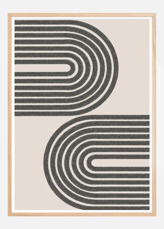 Flow Shapes No14 Plakát