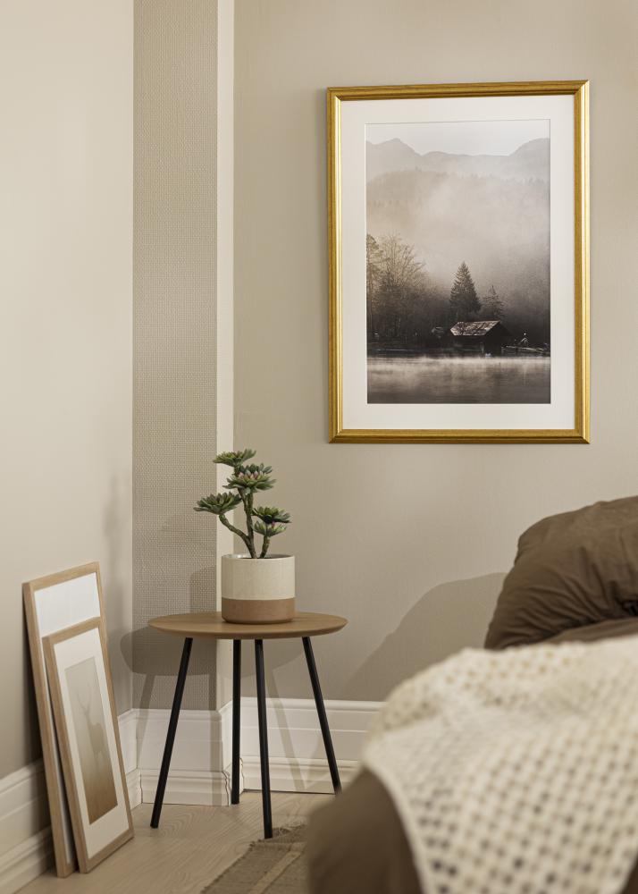 Rám Västkusten zlato 35x35 cm - Pasparty Bílý 26x26 cm