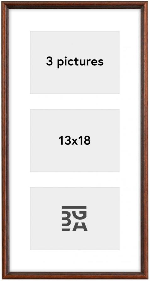 Horndal Kolážový rám IX Vlašký orech - 3 Obrazy (13x18 cm)