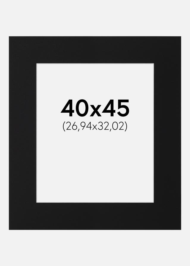 Pasparta Černý Standard (Bílé Jádro) 40x45 cm (26,94x32,02)