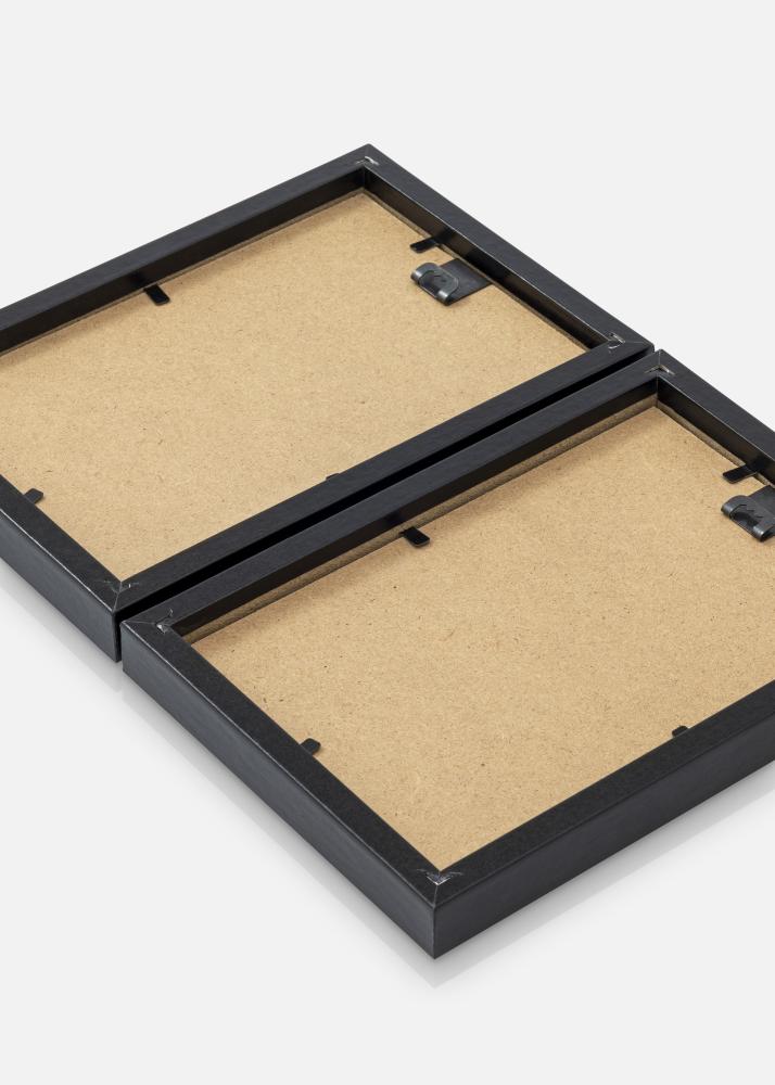 Skládací rám Černý 10x15 cm