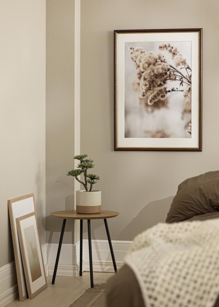 Rám Siljan Hnědá 45x45 cm - Pasparty Bílý 34x34 cm