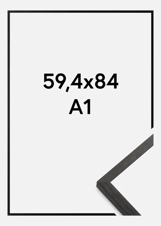 Rám Chair Černá 59,4x84,1 cm (A1)