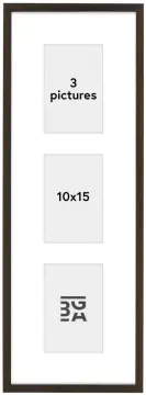 Edsbyn Kolážový rám I Vlašký orech - 3 Obrazy (10x15 cm)