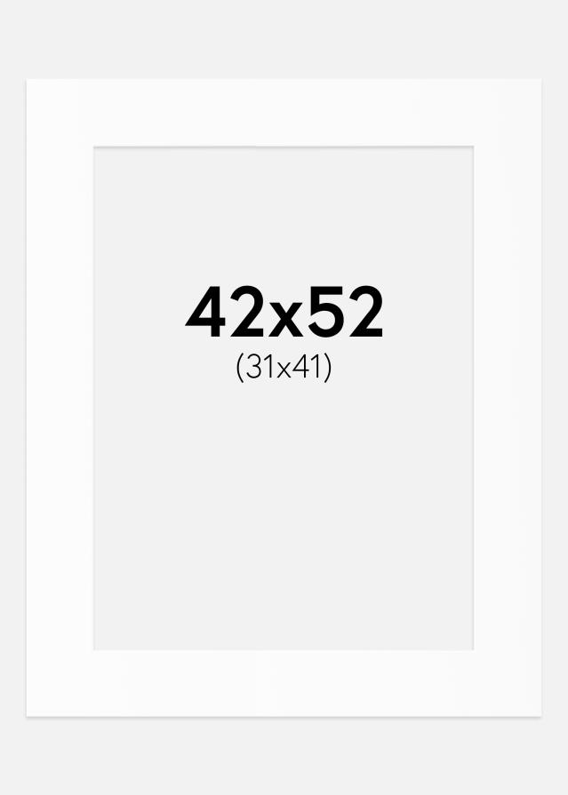 Pasparta Bílý Standard (Bílé Jádro) 42x52 cm (31x41)