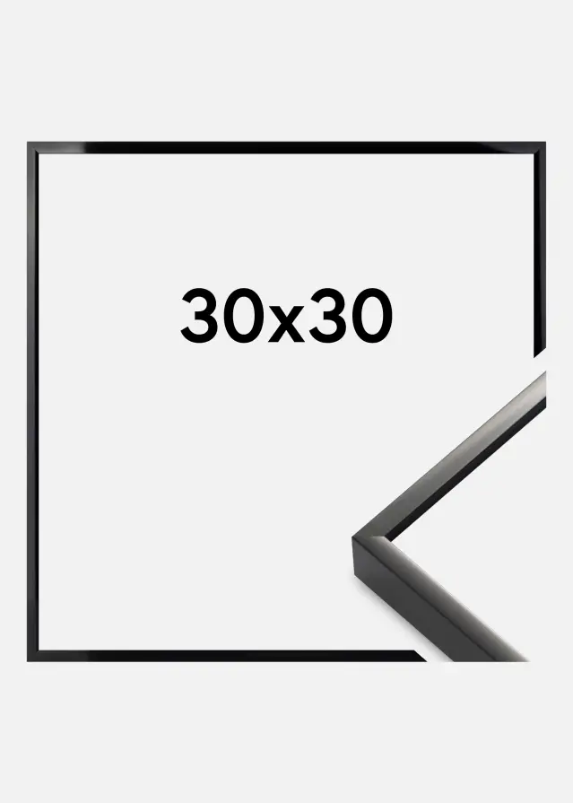 Rám Nielsen Premium Alpha Leskle Cerná 30x30 cm