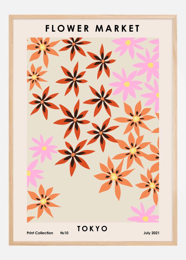 Flower Market Tokyo Plakát
