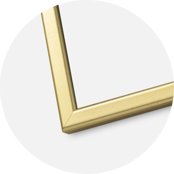 Rám Slim Matný Antireflexní sklo Zlatá 13x13 cm