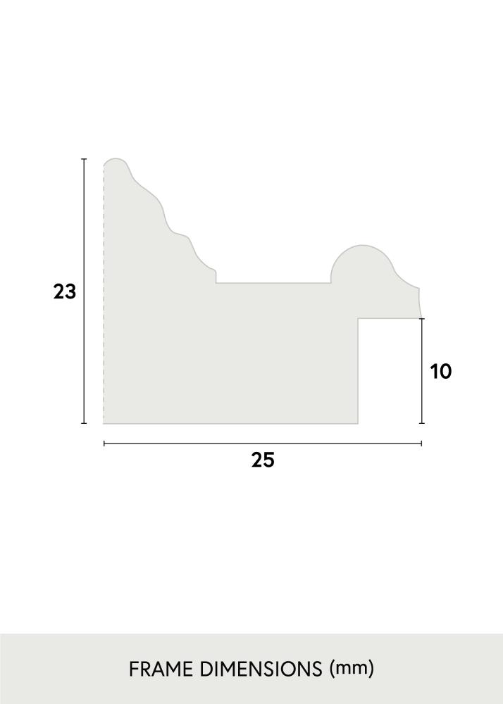 Rám Shabby Chic Bílá 30x40 cm