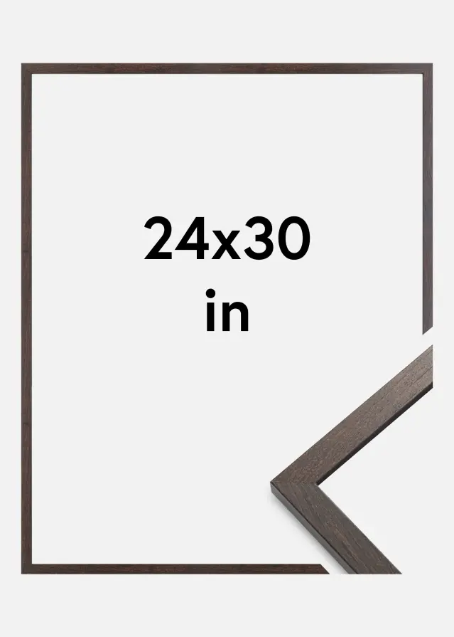 Rám Trendy Akrylové sklo vlašký orech 24x30 inches (60,96x76,2 cm)