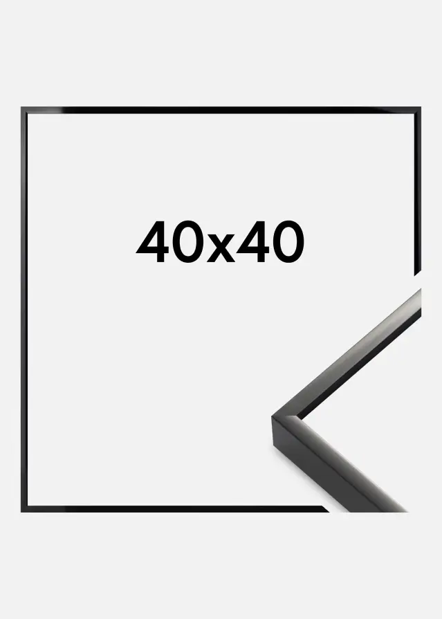 Rám Nielsen Premium Alpha Leskle Cerná 40x40 cm