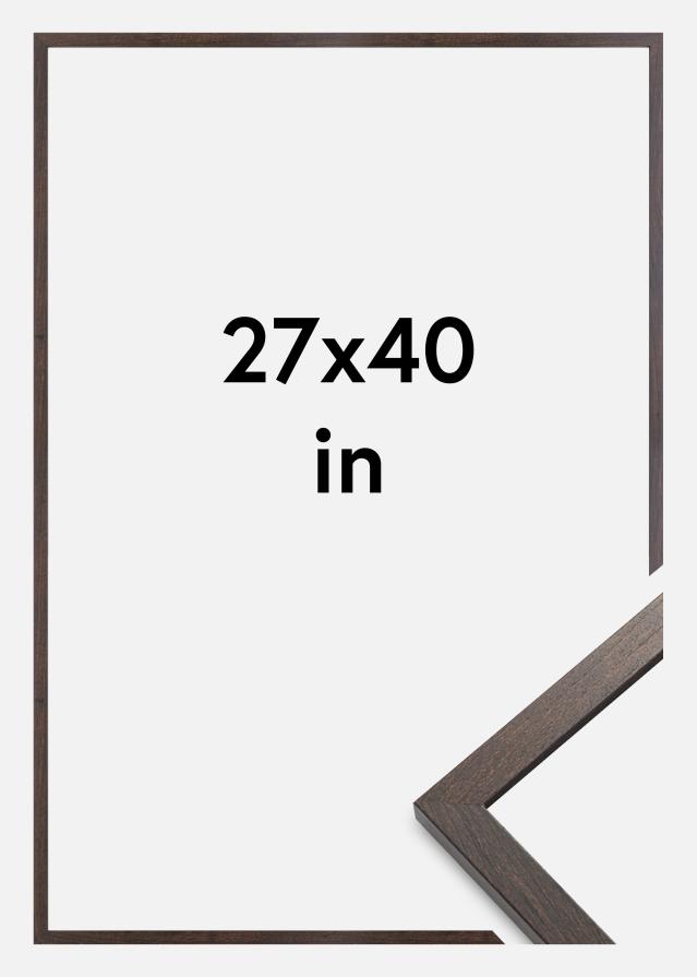 Rám Trendy Akrylové sklo vlašký orech 27x40 inches (68,58x101,6 cm)