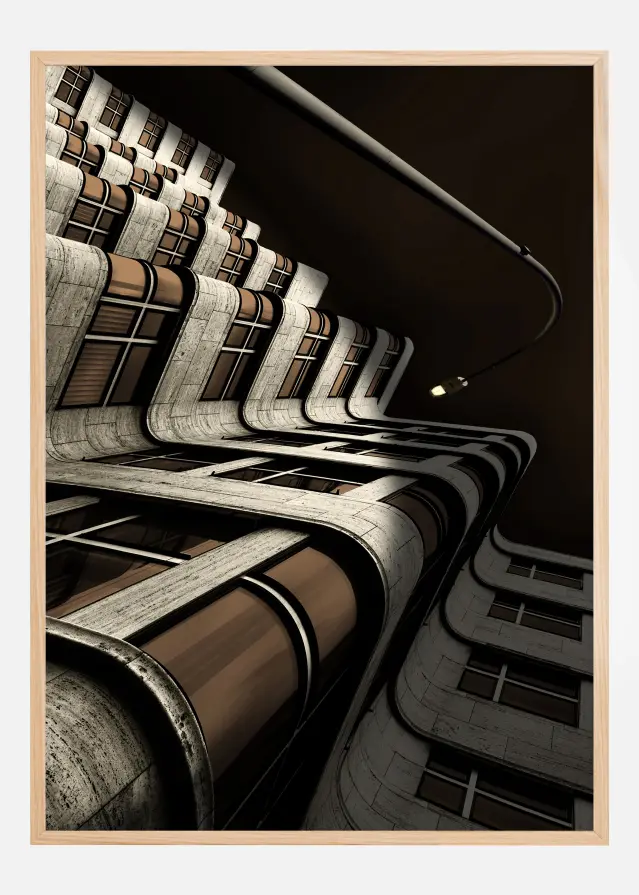 House at night Plakát