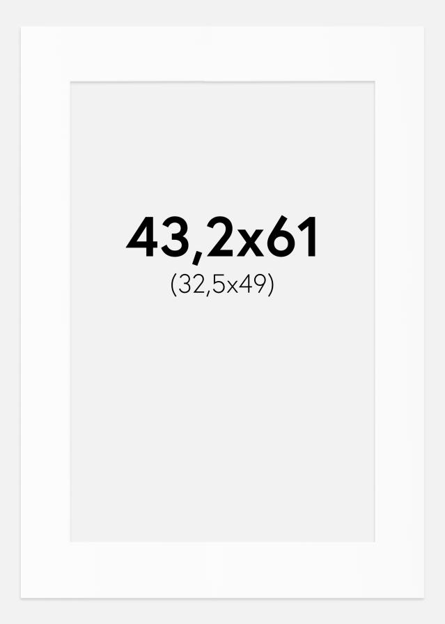 Pasparta Bílý Standard (Bílé Jádro) 43,2x61 cm (32,5x49)