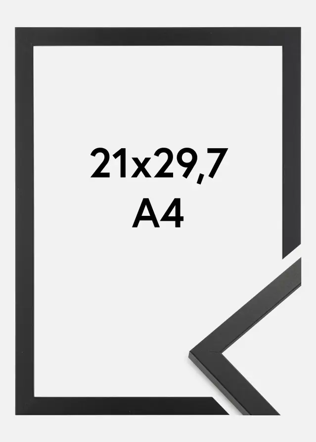 Rám Trendy Akrylové sklo Cerná 21x29,7 cm (A4)