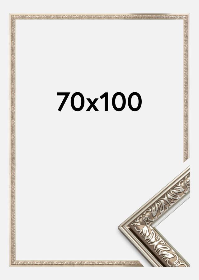 Rám Nostalgia Stríbrná 70x100 cm