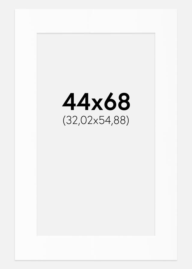 Pasparta Bílý Standard (Bílé Jádro) 44x68 cm (32,02x54,88)