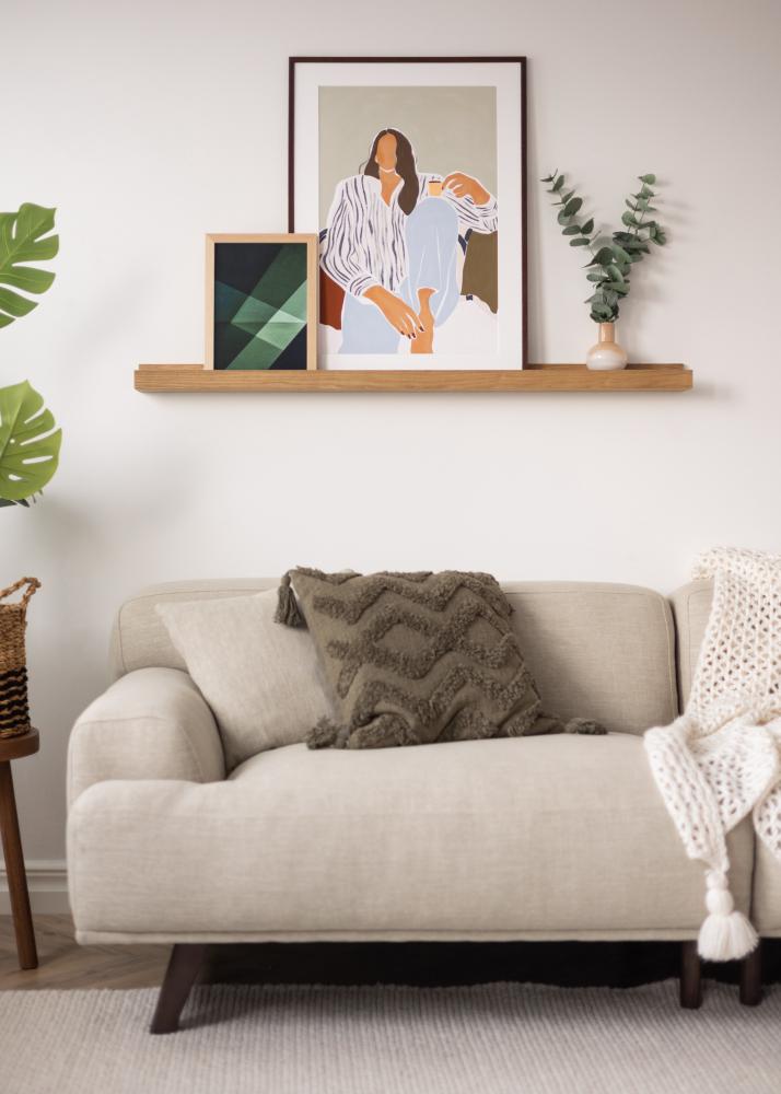 KAILA Polička na obrazy Dub 120 cm