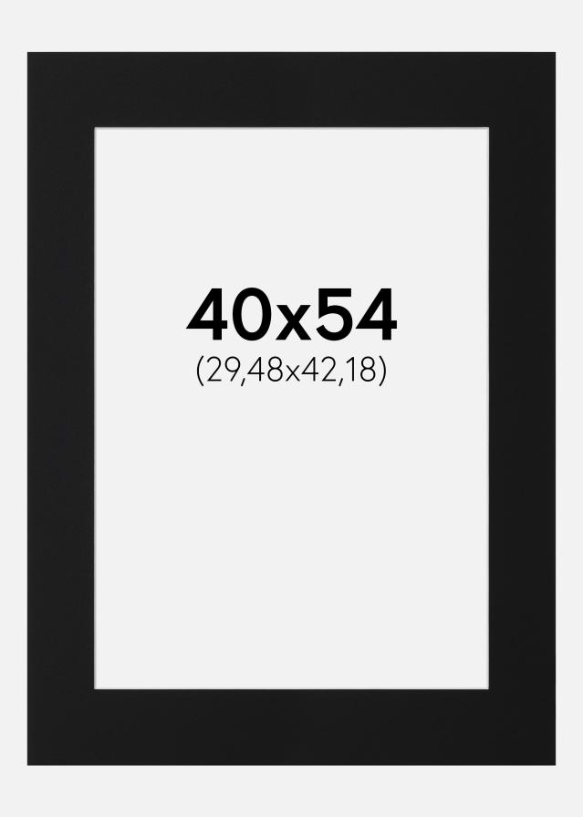 Pasparta Černý Standard (Bílé Jádro) 40x54 cm (29,48x42,18)