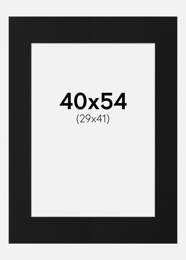 Pasparta Černý Standard (Bílé Jádro) 40x54 cm (29x41)