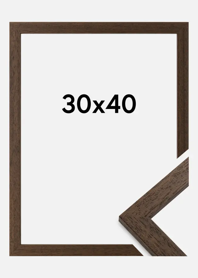 Rám Brown Wood Akrylové sklo 30x40 cm