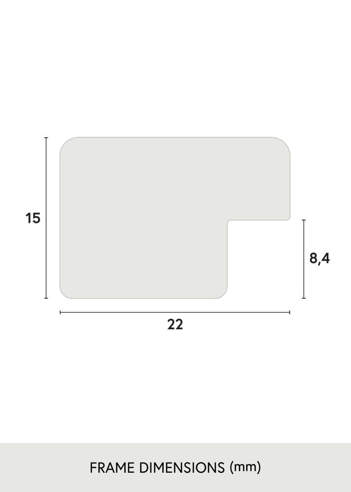 Rám Uppsala Stríbrná 28x35 cm