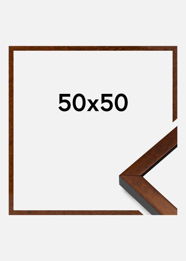 Rám Ares Akrylové sklo Burr Walnut 50x50 cm