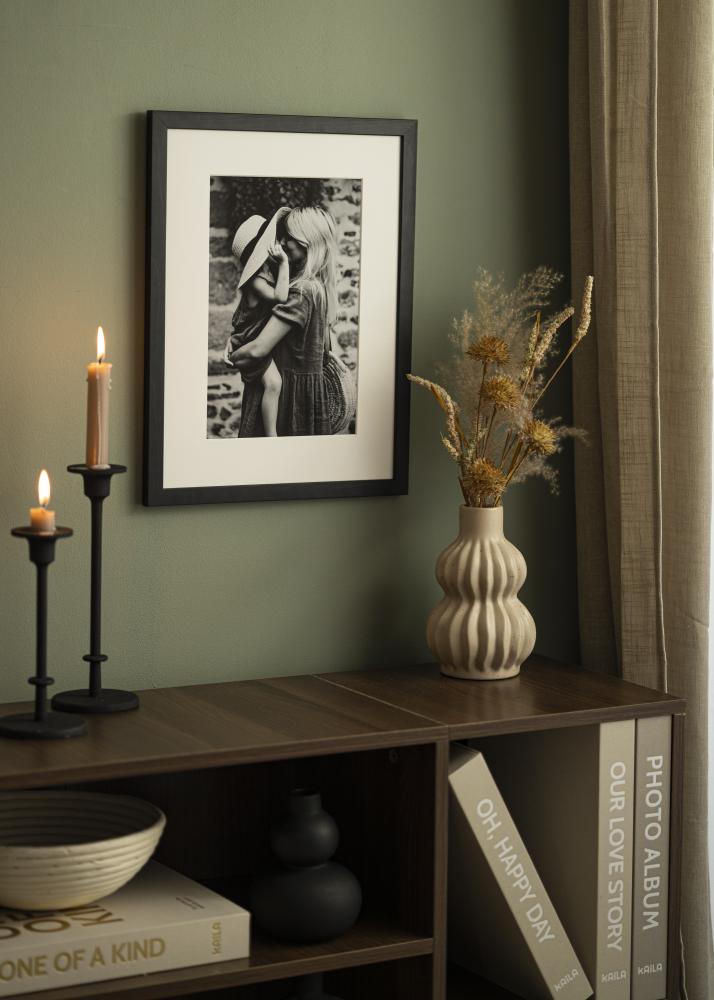 Pasparta Bílá Standardní Bílý stred 40x50 cm (29x39)