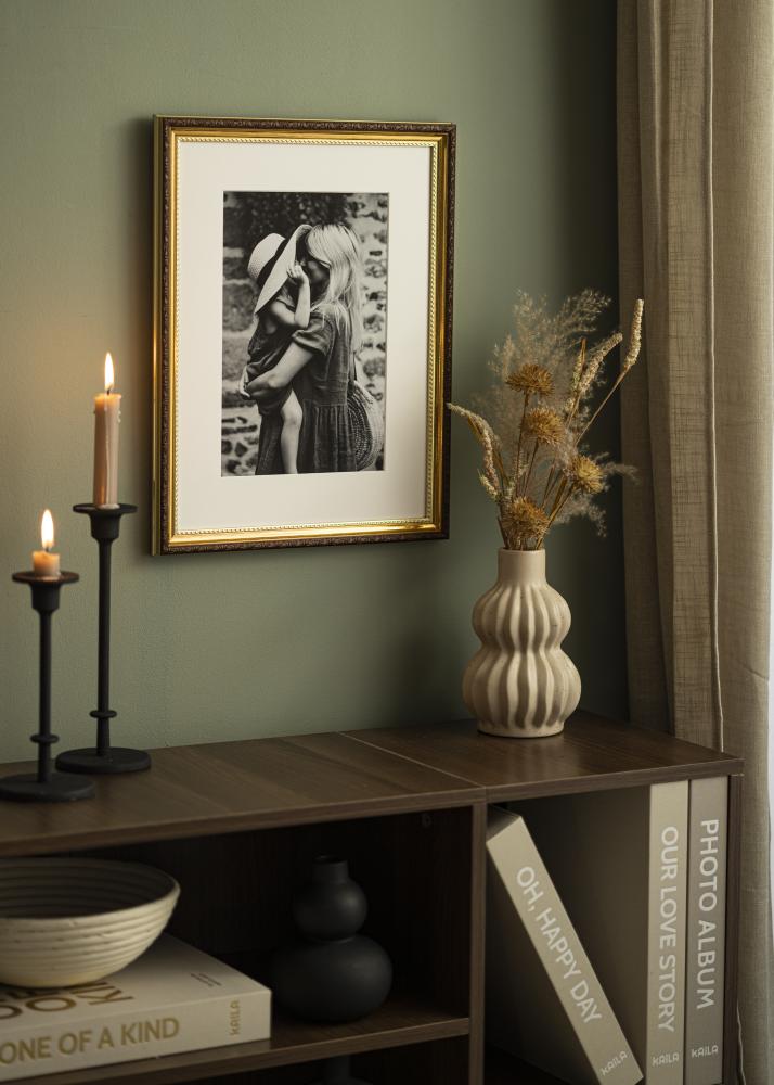 Pasparta Bílá Standardní Bílý stred 40x50 cm (29x39)