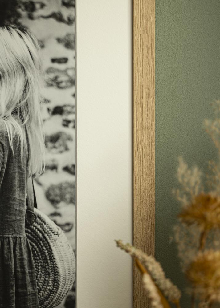 Pasparta Bílá Standardní Bílý stred 40x50 cm (29x39)