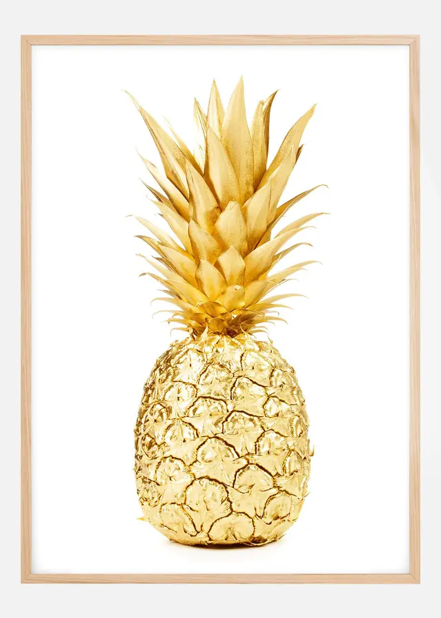 Gold Pineapple Plakát