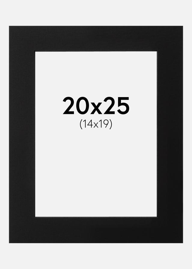 Pasparta Cerná Cerný stred 20x25 cm (14x19)