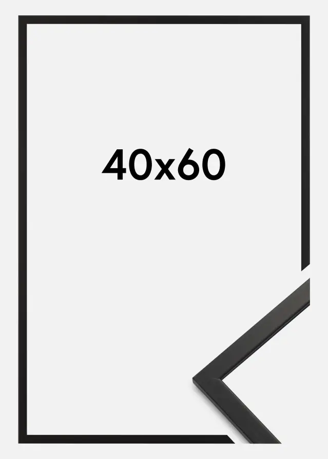 Rám Edsbyn Akrylové sklo Cerná 40x60 cm