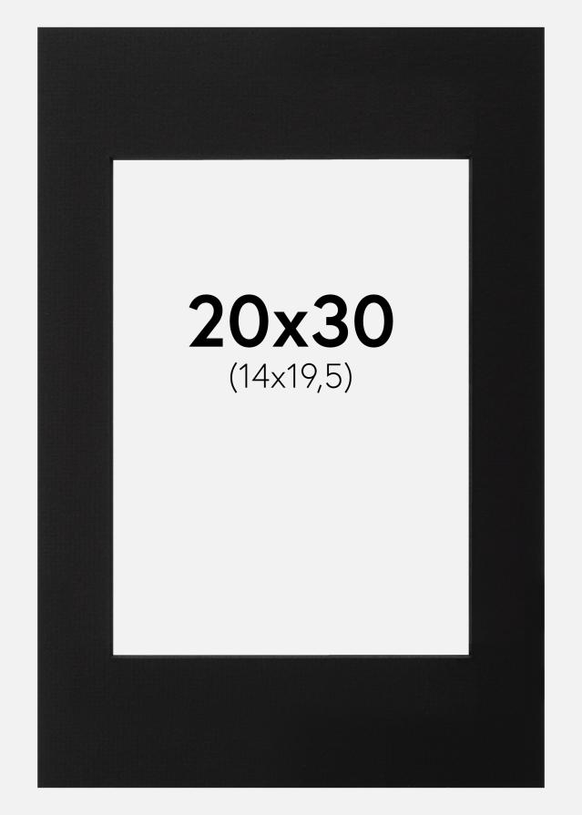 Pasparta Cerná Cerný stred 20x30 cm (14x19,5)