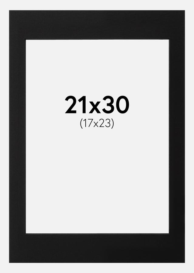 Pasparta Cerná Cerný stred 21x30 cm (17x23)