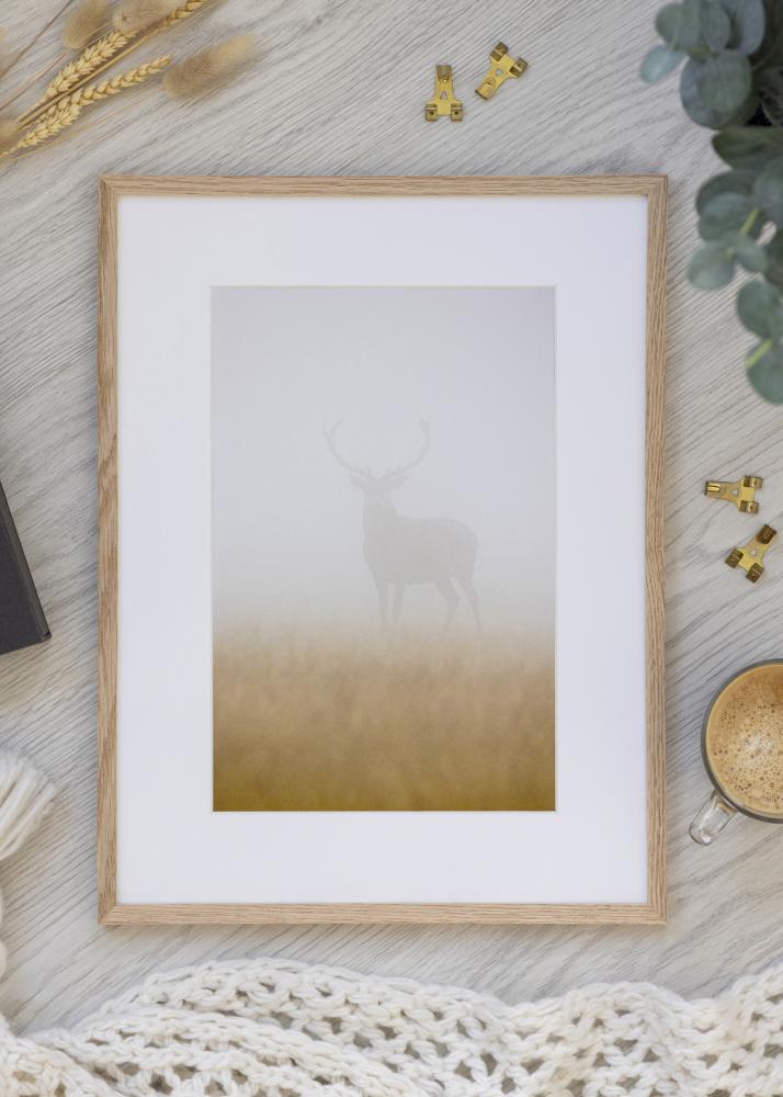 Rám úzký dub Akrylové sklo 32x32 cm