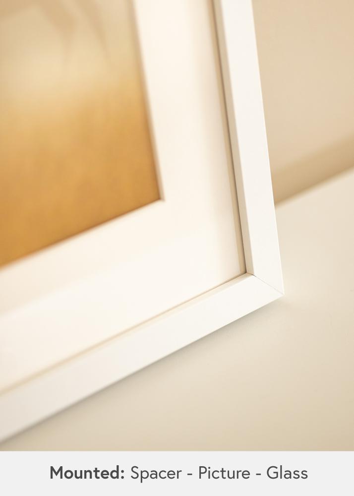 BGA Box rám Akrylové sklo Bílá 21x29,7 cm (A4)