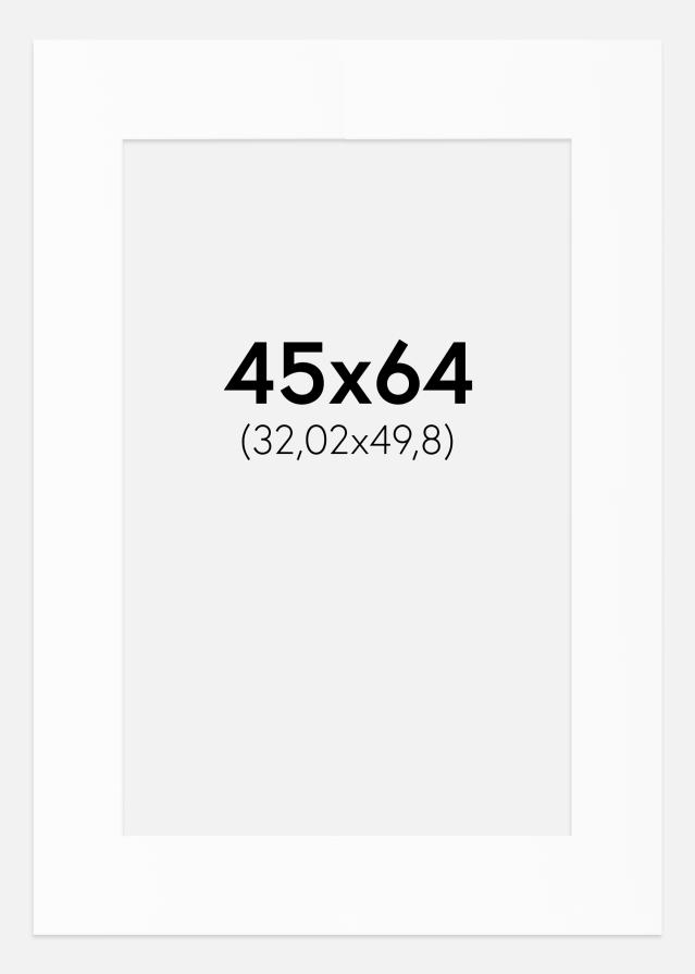 Pasparta Bílý Standard (Bílé Jádro) 45x64 cm (32,02x49,8)