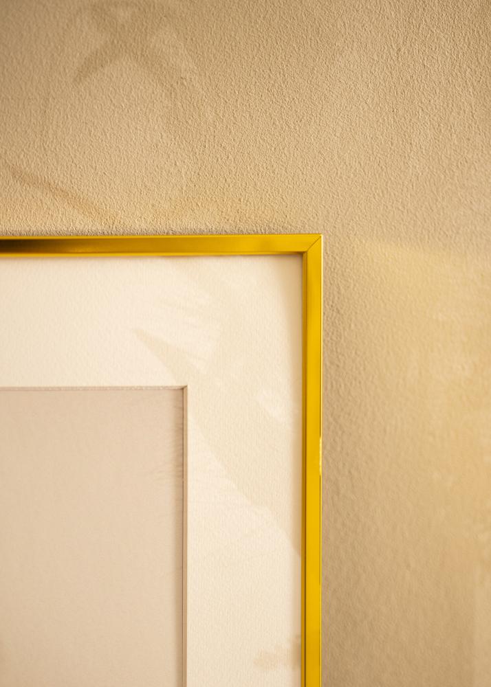 Hliníkový rám Akrylové sklo Zlatá 21x29,7 cm (A4)