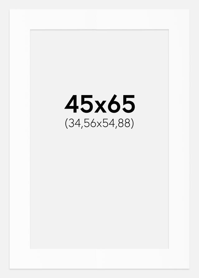 Pasparta Bílý Standard (Bílé Jádro) 45x65 cm (34,56x54,88)