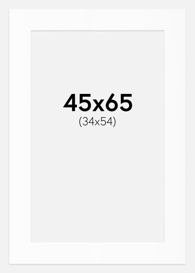 Pasparta Bílý Standard (Bílé Jádro) 45x65 cm (34x54)