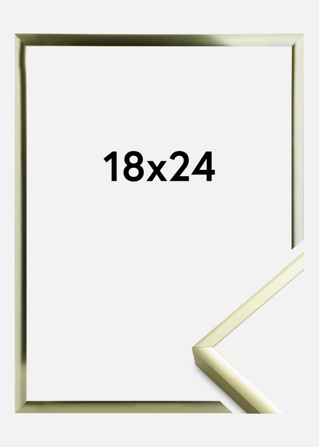 Rám Plakát Frame Aluminum Gold 18x24 cm