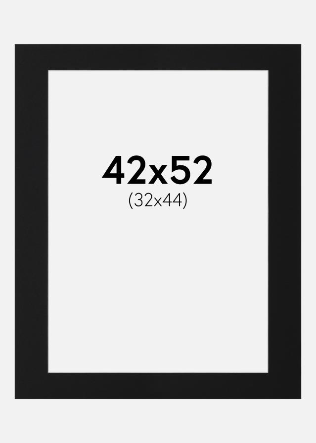 Pasparta Černý Standard (Bílé Jádro) 42x52 cm (32x44)