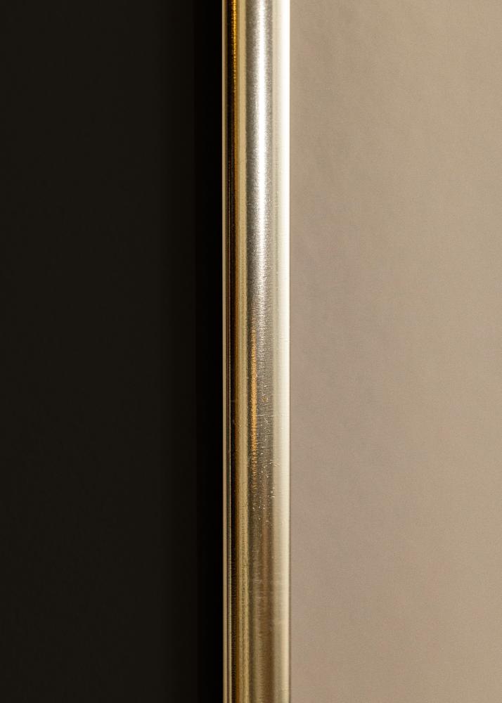 Rám Hliník Leskle Zlatá 70x100 cm - Pasparta Cerná 59,4x84 cm (A1)