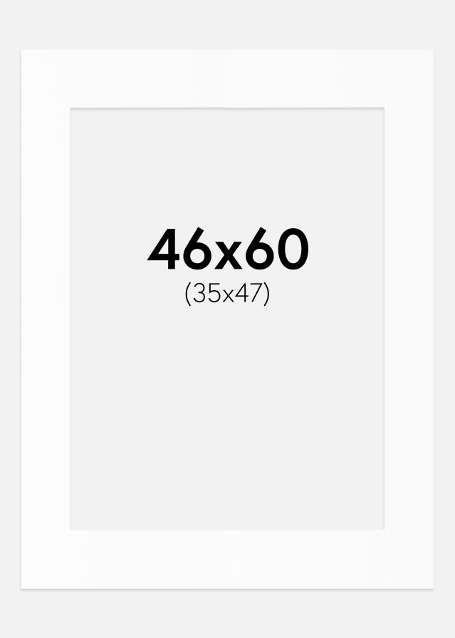 Pasparta Bílý Standard (Bílé Jádro) 46x60 cm (35x47)