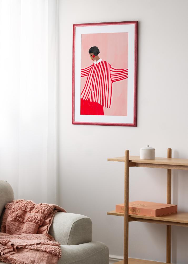 Rám Cornwall Akrylové sklo Tmavě červená 30x30 cm