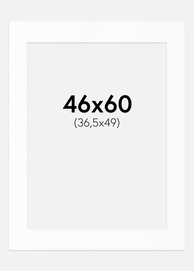 Pasparta Bílý Standard (Bílé Jádro) 46x60 cm (36,5x49)