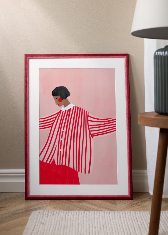 Rám Cornwall Akrylové sklo Tmavě červená 30x30 cm