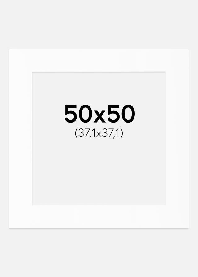 Pasparta Bílý Standard (Bílé Jádro) 50x50 cm (37,1x37,1)
