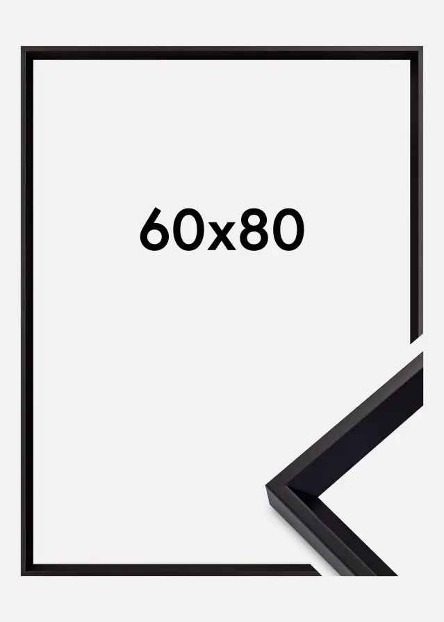 Rám Globe Akrylové sklo Cerná 60x80 cm